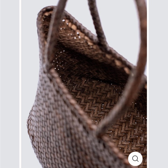 Dragon Diffusion Dark Brown Woven Tote - Picture 7 of 7